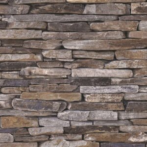 Natural Stone Slate Effect Wallpaper AS Creation 9142-17