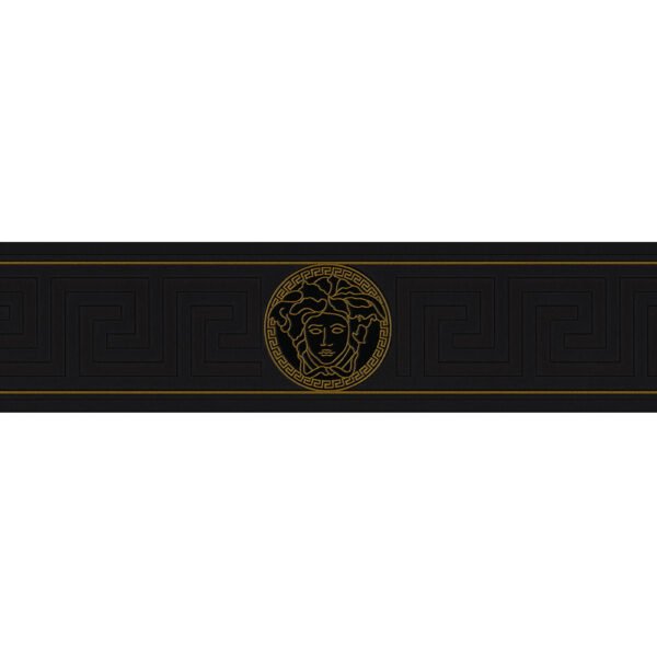 Versace Black Greek Key Border 935224