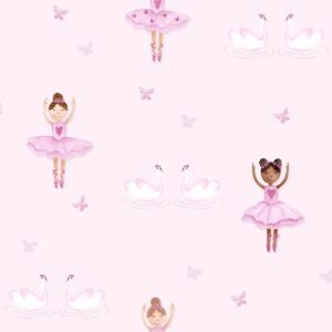 Ballerina Wallpaper Pink Holden 12460