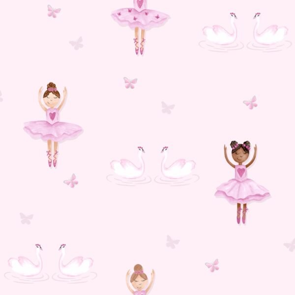 Ballerina Wallpaper Pink Holden 12460