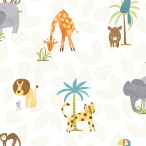 Jungle Friends Wallpaper Multi Holden 12541