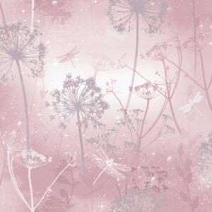 Fantasia Damselfly Wallpaper Blush Arthouse 692305