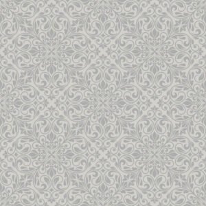 Sofia Damask Wallpaper Silver Debona 2456