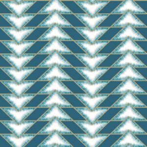 Teton Geometric Wallpaper Teal Holden 90530