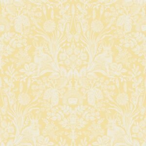 Harlen Woodland Damask Wallpaper Yellow Holden 90806