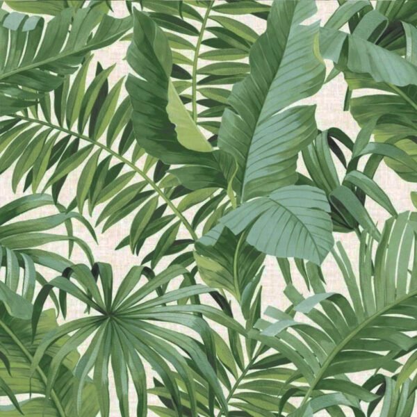 A-Street Prints Solstice Palm Leaf Wallpaper Green Fine Decor FD24136