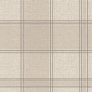 Giorgio Check Wallpaper Natural Belgravia 8102