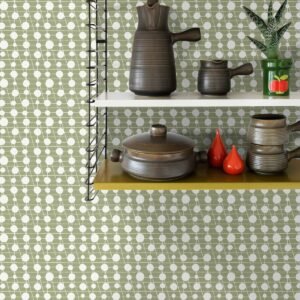 Pavilion Wallpaper British Lichen Mini Moderns AZDPT041BL