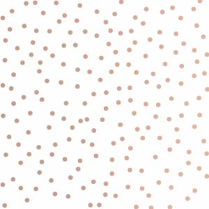 Confetti Wallpaper White / Rose Gold Graham and Brown 105133