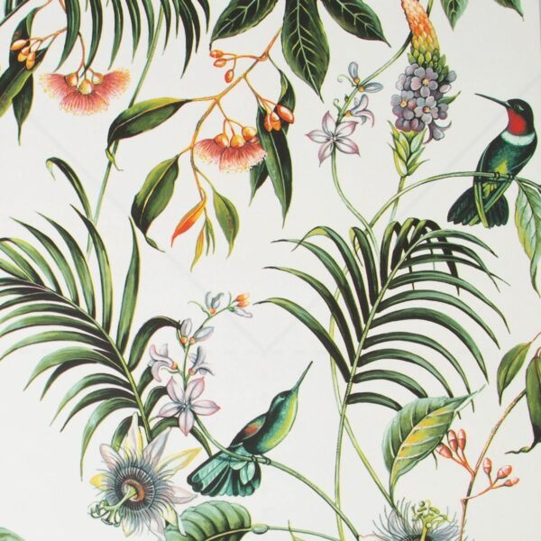 Superfresco Easy Adilah Floral Wallpaper White Graham and Brown 106975