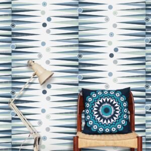 Backgammon Wallpaper Chalkhill Blue Mini Moderns AZDPT020CB