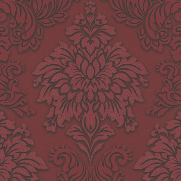 Lizzy London Baroque Damask Wallpaper Red AS Creation 36898-3