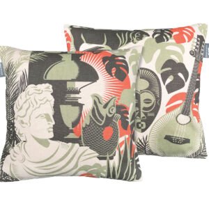 Mini Moderns Art Room Cushion British Lichen