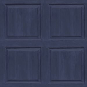 Washed Panel Wallpaper Navy Arthouse 909601