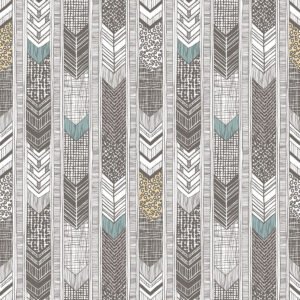 Global Fusion Arrows Wallpaper Ochre Galerie G56381