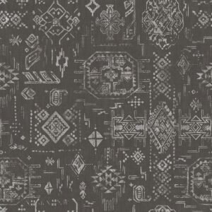 Global Fusion Aztec Wallpaper Black Galerie G56385