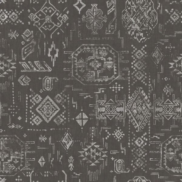 Global Fusion Aztec Wallpaper Black Galerie G56385