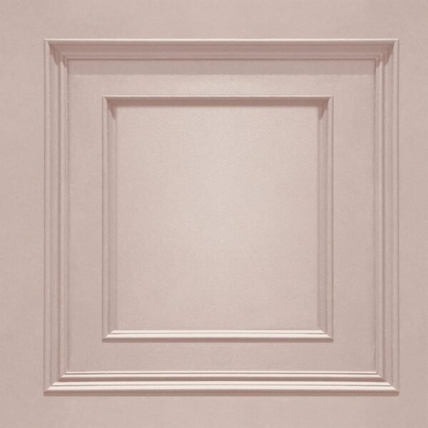 Amara Panel Vinyl Wallpaper Blush Pink Belgravia 7377