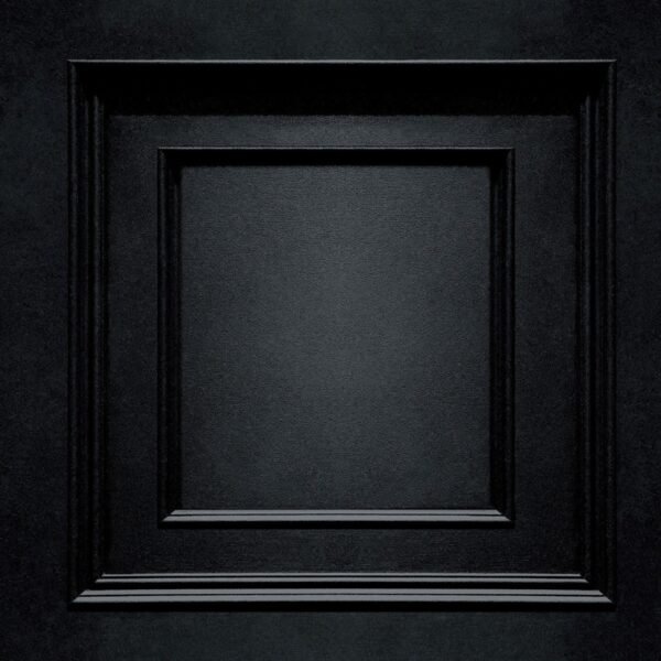 Amara Panel Vinyl Wallpaper Black Belgravia 7378