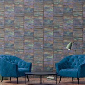 Grunge Collection Wallpaper Railway Sleepers Multi Galerie G45342