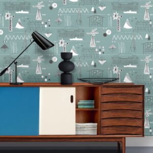 Festival Wallpaper High Tide Mini Moderns AZDPT014HT