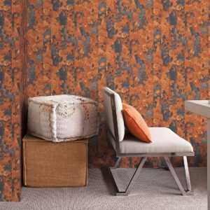 Grunge Collection Wallpaper Rusty Stripe Rust Galerie G45360