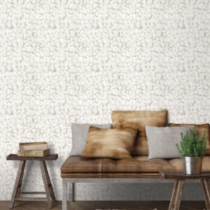 Evergreen Reflections Wallpaper Grey Mica Galerie 7317