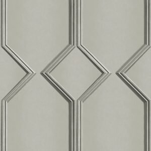 Alessia Panel Vinyl Wallpaper Grey Belgravia 215