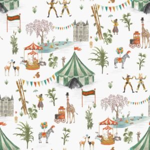 The Chateau by Angel Strawbridge Le Cirque du Chateau Wallpaper Multi CIR/MUL/WP