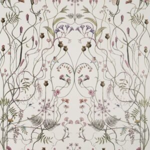 The Chateau by Angel Strawbridge The Wild Flower Garden Wallpaper Whisper White WFG/WHS/WP