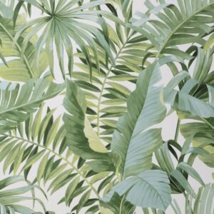 Maui Leaf Wallpaper Green Fine Decor FD42850