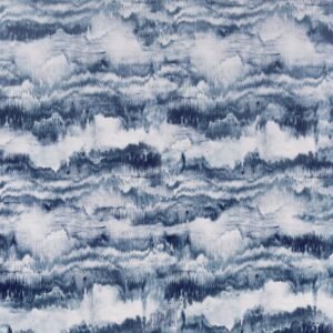 Studio Painted Canvas Wallpaper Navy Blue Arthouse 921606