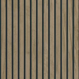 Panacea Wood Slats Wallpaper Walnut Belgravia 1157