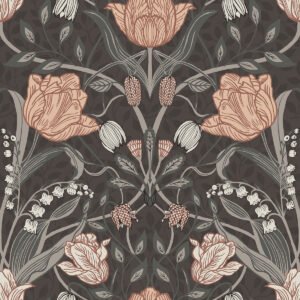 Apelviken 2 Filippa Wallpaper Brown 44107