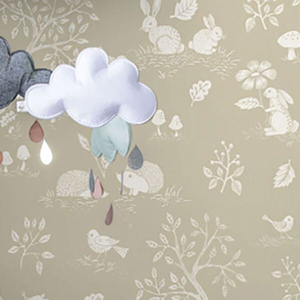 Apelviken 2 Ivar Wallpaper Beige/Grey Galerie 44126