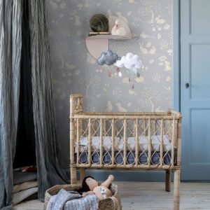 Apelviken 2 Ivar Wallpaper Light Blue Galerie 44128