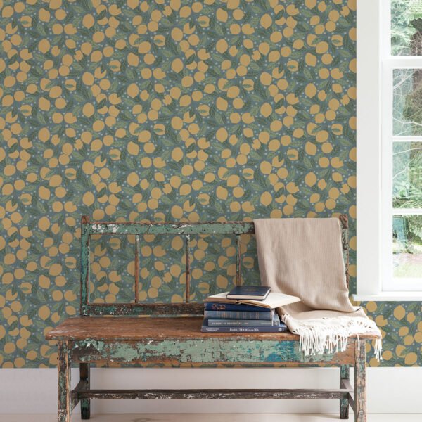 Apelviken 2 Lemona Wallpaper Light Blue Galerie 44132