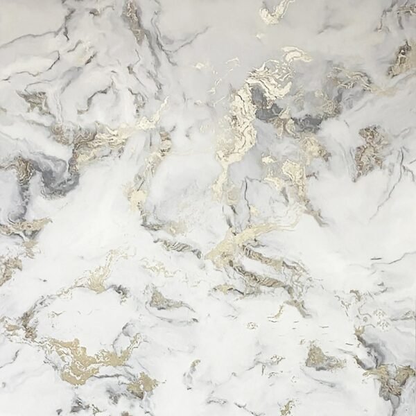 Bahia Marble Wallpaper Mono / Gold Arthouse 923001