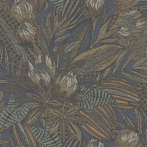 Alchemy Wallpaper Collection Susara Navy Holden 65823