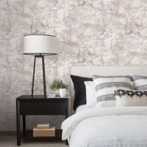 Global Fusion Trees Wallpaper Beige Grey Galerie G56429