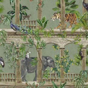 Cascading Gardens Wallpaper Collection Petra Sage Holden 91353