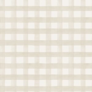 Watercolour Gingham Wallpaper Beige Holden 13290