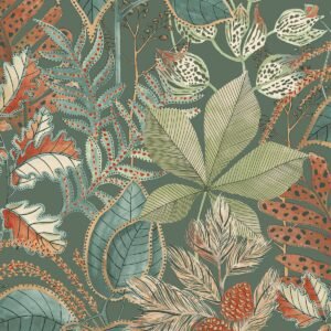 Eden Leaf Wallpaper Green Belgravia 3781