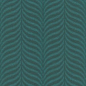 Organic Feather Wallpaper Teal Mica Effect Grandeco EE1304