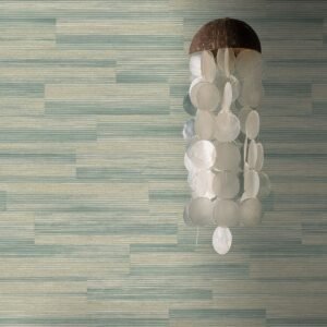 Raffia Plain Wallpaper Sage Mica Effect Grandeco EE1102