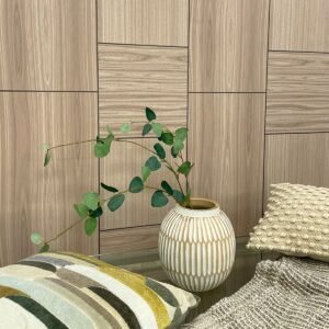 Rivington Wood Panel Wallpaper Pale Oak Belgravia 2511