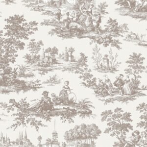 Cottage Chic Paesaggio Barocco Wallpaper Galerie Beige 84041