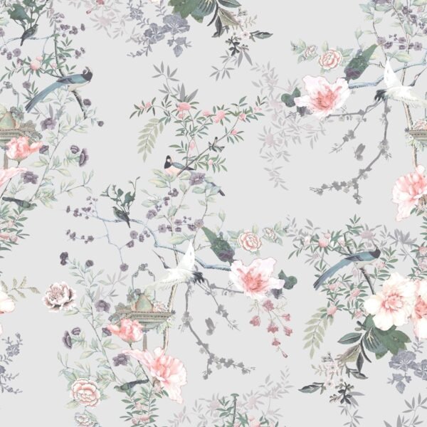 Lipsy Ophelia Wallpaper Grey Muriva 144082