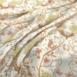 The Chateau By Angel Strawbridge A Woodland Trail Fabric Cream WON/TRL/14000FA - By The Metre