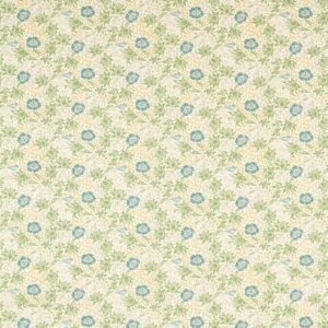 William Morris Mallow Fabric Apple Linen F1680/02 - By The Metre